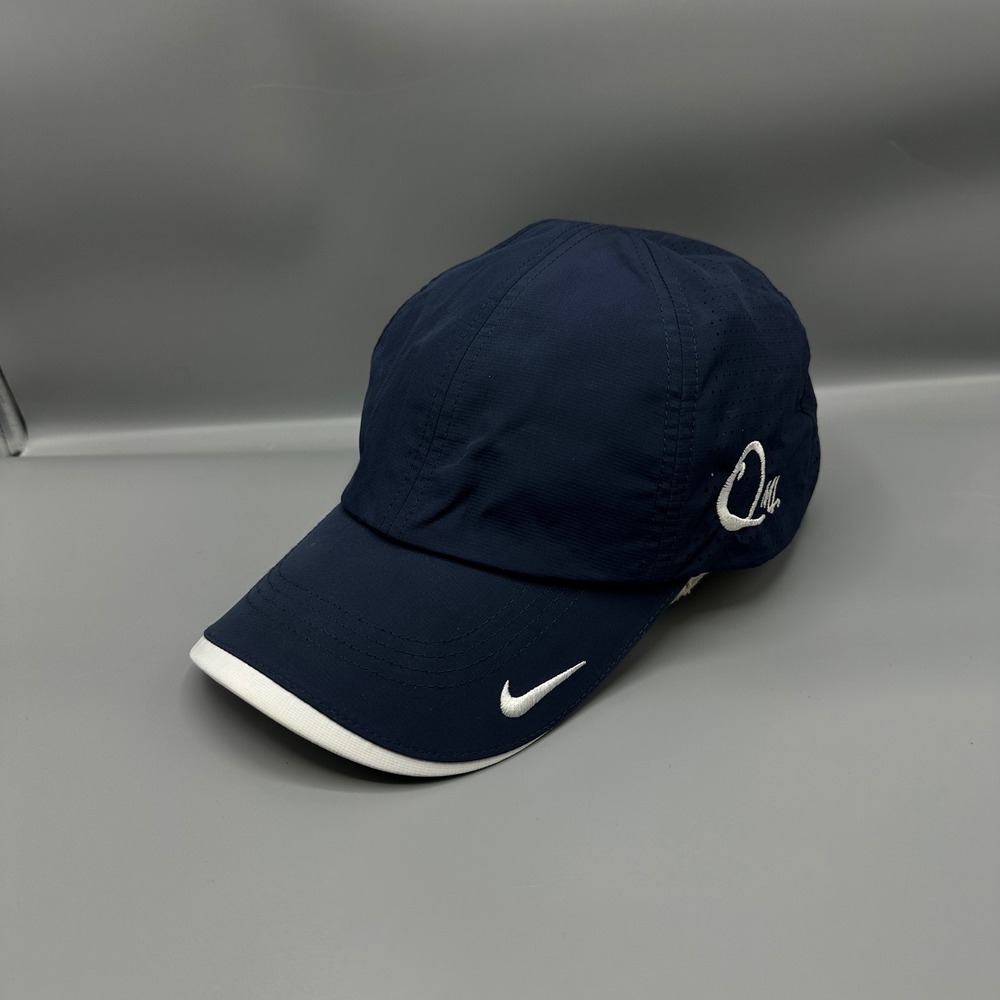 Nike Heritage86 Dri-FIT Hat Mens Navy Blue Adjustable Perforated Golf Cap QML